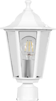 

Garden Park lamp Feron 6203 hexagon per pole 100W E27 230V, white 11067