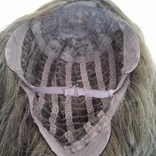 HENRY MARGU-Peluca de cabello sintético para mujer, largo ondulado, color rubio y marrón, fiesta de Cosplay, fibra resistente al calor Afro