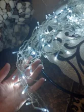 Curtain-Lights Led Icicle Christmas-Street-Garland Home-Decortion Garden Outdoor Party