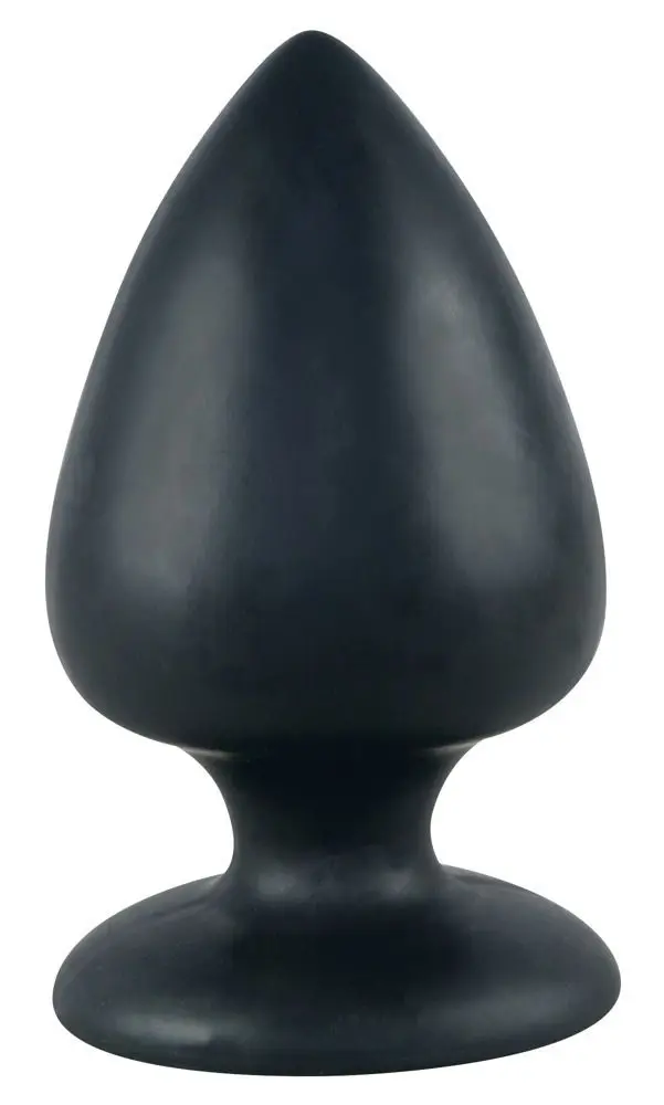 Большая чёрная анальная втулка Black Velvet Extra XL - 14 см. | Красота и здоровье