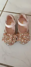 Zapatos de princesa con lazo de diamantes de imitación para niñas, zapatos planos de cuero para fiesta y baile
