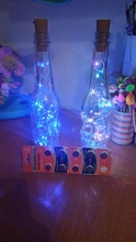 Light-Bar Wine-Bottle-Light Led-String Battery-Powered Cork Birthday-Party DIY 1m/2m