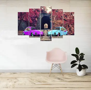 

Pink Blue Beetle 5 Piece Mdf Table