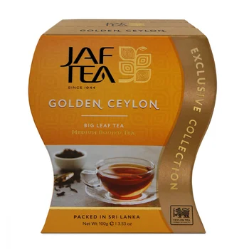 

Tea Jaf tea "Golden Ceylon", Black Leaf Ora, 100 gr