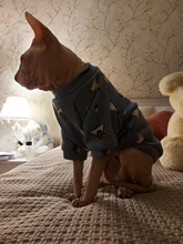 Cartoon Cat Hoodie Sweater Autumn Winter Pet Cat Clothes for Cats Katten Kedi Pullovers