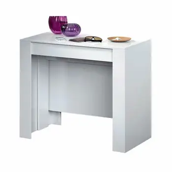 

Console Table extendable Oslo 10 economic saving utility 2,37 m white lacquered