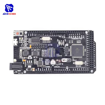 

diymore Mega2560 WiFi R3 ATmega2560 ESP8266 32Mb Memory Micro USB to TTL Serial CH340G for Arduino Mega NodeMCU WeMos ESP8266