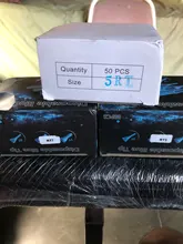 Máquina de tatuaje desechable estéril azul, boquilla de tubo de aguja para pistola de tatuaje, Kits de agarre de taza para tinta, 3/5/7/9/11/13RT, 50 Uds.