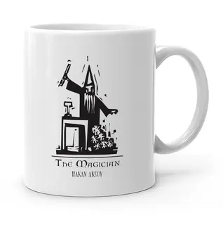 

Personalized Tarot The Magician (Magician) White Mug Cup