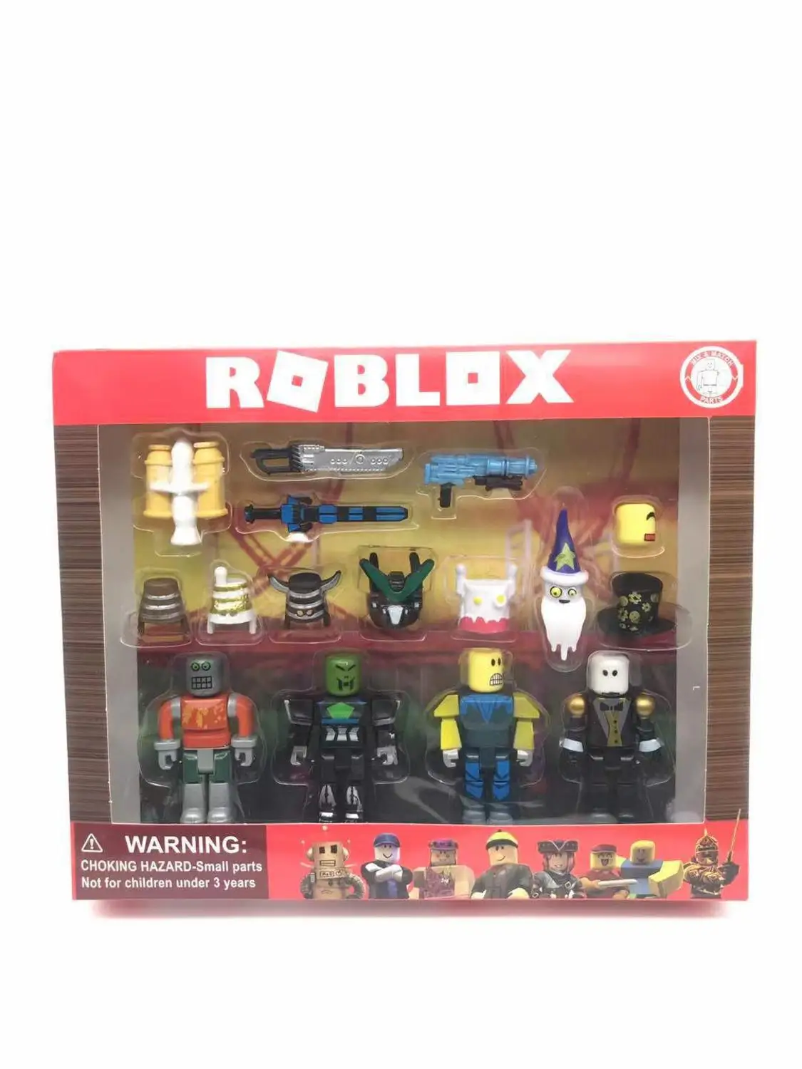 Белый ROBLOX Фигурки 7 см ПВХ роскошные куклы игрушки Аниме модели Фигурки для украшения коллекции рождественские подарки для детей - Цвет: Белый
