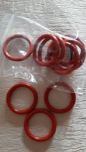 Washer O-Ring-Seal Gasket-Thickness Silicone-Rubber Round-Shape VMQ Insulated OD Red