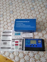 24V Controller Lcd-Display PWM Solar Charger Auto Dual-Usb 5V 12V 20A/10A