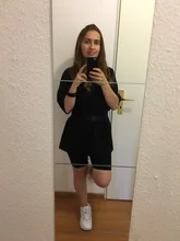 Outfits Shorts-Sets Belt Qrwr-Suit Two-Piece Female Loose Fashion Casual with Bicycle