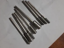 DRELD 8 unids/set de diamante de corte de cabeza puntas montados poco 2,35mm vástago de piedra de Jade tallado pulido para Dremel herramienta rotativa