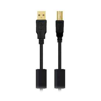 

USB 2.0 A to USB B Cable NANOCABLE 10.01.120 Black
