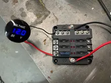 Fuse-Box-Holder Trike Marine Cover Plastic 32V 12V with LED Indicator-Light 6-Ways 