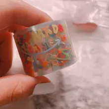 Cinta adhesiva decorativa para fiestas, pegatina para álbum de recortes, material de papelería japonesa, serie Fantastic Party