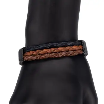 

Leather bracelet otokodesign 54915 (Brown, clasp-connector, genuine leather)