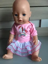 Ropa y vestidos para muñecas, ropa deportiva para muñecas de 17 pulgadas y 43cm, para bebés, Festival de regalo de cumpleaños