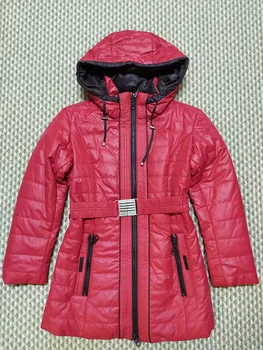 

306-595 p/coat for girl Red Arista (110-158) (146)