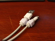 Protector de Cable de línea de datos, funda protectora de colores, tapa de carrete para iPhone, Cable de carga USB, 1 ud.