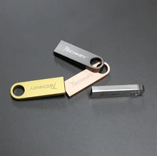 TECHKEY – Clé USB 16 Go, 32 Go, 64 Go, avec lecteur flash 8 Go, 4 Go, bâton, mémoire de disque couleur argent, nouveauté