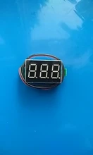 Mini Módulo de pantalla LED Digital, bricolaje, rojo y azul, voltímetro de DC2.5V-32V DC0-100V, medidor de contador de voltaje, Panel para motocicleta y coche