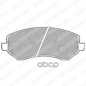 Колодки Передние Chrysler Voyager Iii-Iv, Dodge Caravan Lp1773 Delphi арт. LP1773
