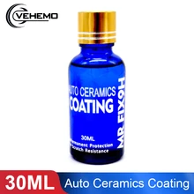 30 мл полировальный агент для автомобиля жидкое керамическое покрытие автомобиля супер гидрофобное стекло покрытие автомобиля воск уход очистители практичные против царапин