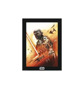 

PRINT 30X40 CM STAR WARS Episode IX KYLO REN and first order