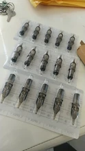 Agujas con filtro para cartucho de tatuar, sistema de agujas para máquina de tatuaje, revestimiento redondo, #10, de 0.30 mm, 10 unidades por lote