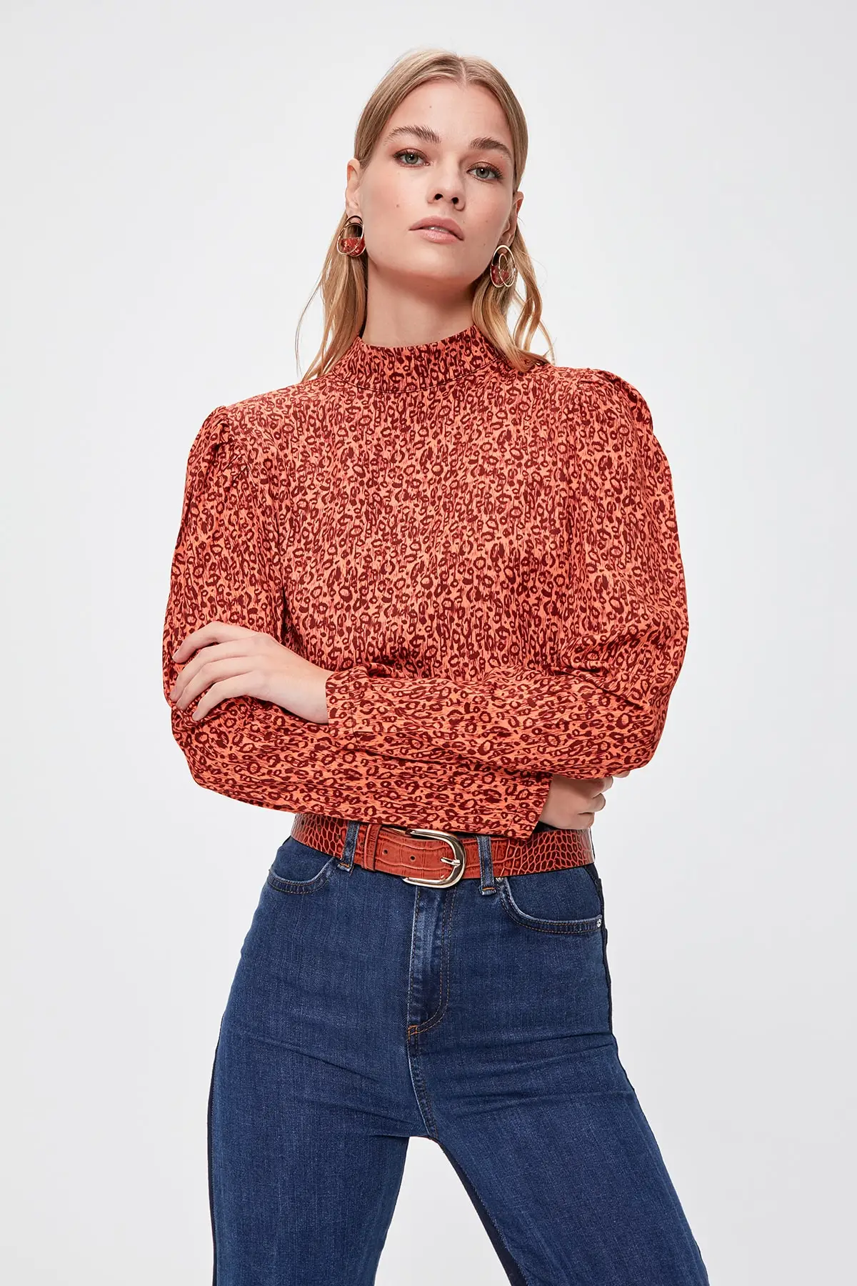 Trendyol воротник детальный Bluz TWOAW20BZ0922