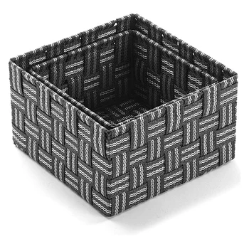 

Set of Stackable Organising Boxes Textile (2 Pieces) (20 x 12 x 20 cm)