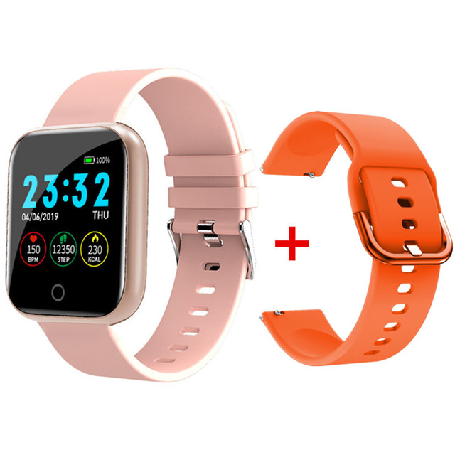 Watch for Women Men Fitness Tracker Square Smartwatch Electronics Sport Wrist Watch For Android IOS Reloj Inteligente