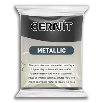 

Ce0870056 plastic polymer baked 'cernit metallic' 56 gr. (169 red iron)