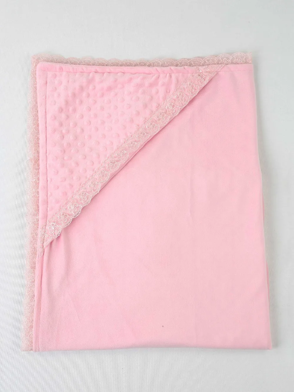 078-1001-021 Pembe 85X85 cm  Kız Kundak Battaniye (2)