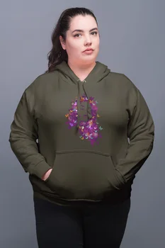 

Angemiel Purple Wear Hair Women 'S Green Women 'S Hooded Sweatshirt