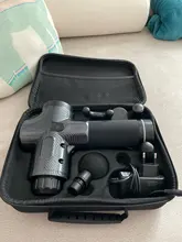 Pistola de masaje de percusión de tejido profundo, masajeador muscular para aliviar el dolor, 30 velocidades, pantalla táctil LCD, pistola de Fascia, masajeador corporal eléctrico