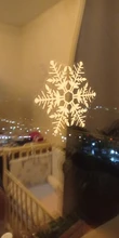36pcs/lot White Snowflake Christmas Wall Stickers Glass Window Sticker Christmas Decorations