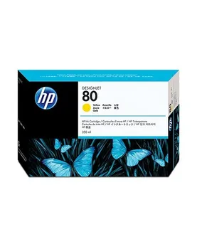 

HP Designjet 1050C/1055C/C Plus. Yellow cartridge N ° 80, 175ml. HP 80