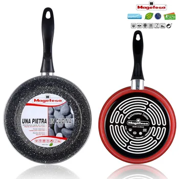 

Magefesa K2 Red-Set juego 2 Pans 20-24 cm, induction, nonstick STONE