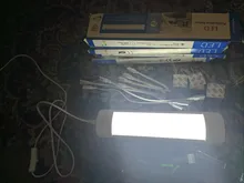 Juego completo de luces Led de cocina para debajo del armario, 220V, 110V, 10w, 20W, 30/50CM, para dormitorio y hogar