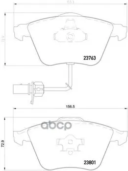 

Brake disc pads set A4 (8d2 B5) A4 Avant (8d5 B5) A4 stufenheck (8d2 B5) a4 saloon textar art. 2376302