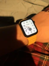 Correa de cuero para Apple Watch SE 6 5 4, banda de reloj transpirable para IWatch Series 6 5 4 3 40 44mm 38mm 40mm 40mm 42mm