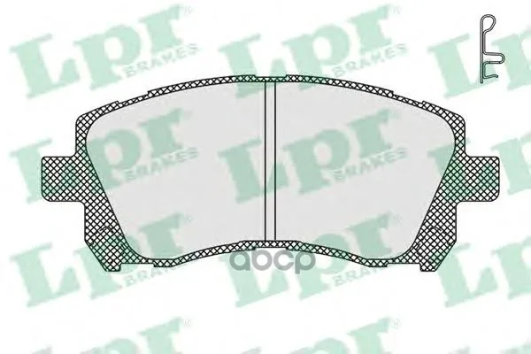 Колодки Тормозные Subaru Forester 9702/Legacy 9603/Outback 0003 Передние Lpr 05p713 Lpr арт. 05P713