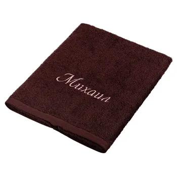 

Terry towel 50*90 cm "Mikhail", 100% cotton, Brown