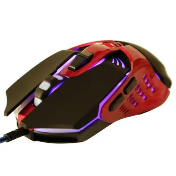 

Lemec. Gaming. Optical Mouse professional Gm-218, 7 buttons ergonomic DPI checkpoint, LED light, cord anti tangle. Mac and Windows