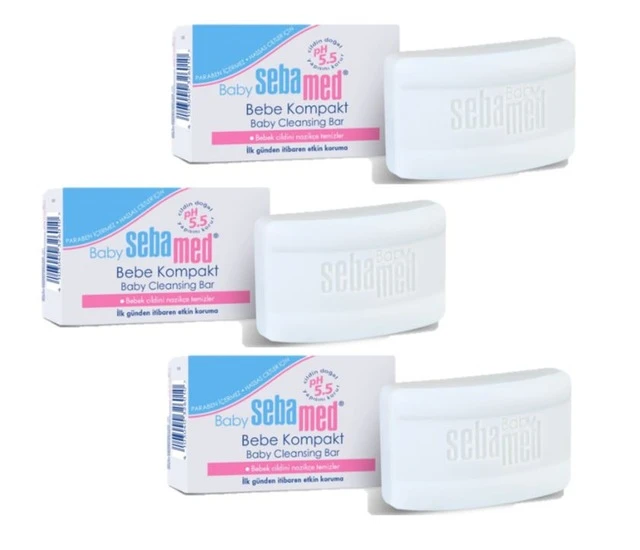 Sebamed Bebe Compact Soap 100g-3 PCs 437316325