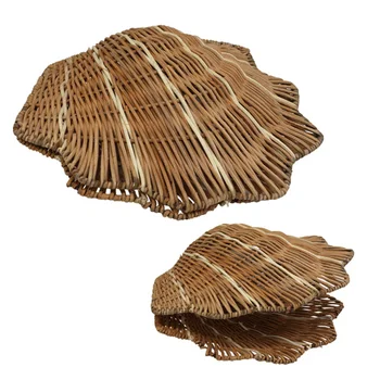 

193116376 kashpo braided shell H10 D23