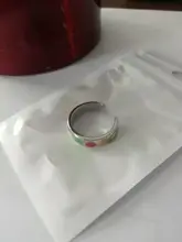 Anillo de corazón de amor esmaltado para mujer, sortija Vintage Bohemia colorida, 2021